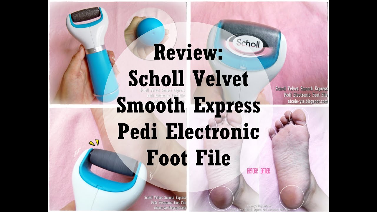 Scholl Velvet Smooth Express Pedi Electronic Foot File