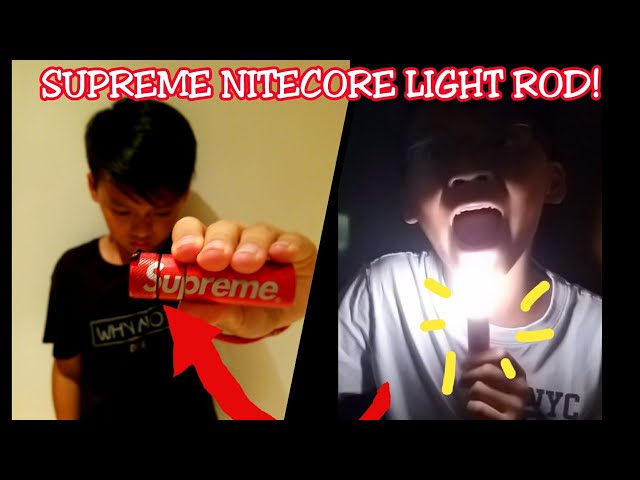 SUPREME NITECORE MINI CAMPING LIGHT REVIEW+UNBOXING!!!