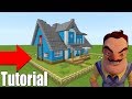 Minecraft Tutorial: How To Make The Hello Neighbour House Original "Hello Neighbour House"