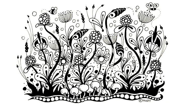 Zen doodle art for beginners ♡ zentangle art ♡ tangle drawing ♡ zendoodles