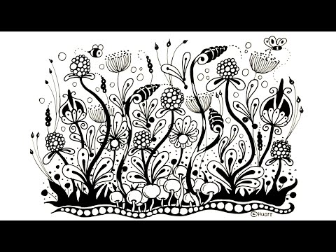 Zen doodle art