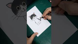 desenhando um gatinho