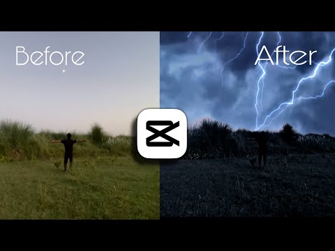 CapCut thunder effect tutorial ||||| Subscribe for more CapCut and VN tutorials