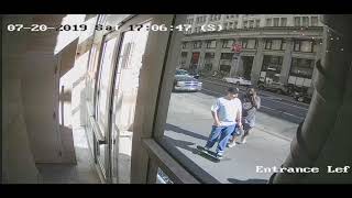 Robbery Suspects Captured on Video in Downtown Los Angeles  NR19207jl