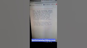 Convert any TEXT into Handwriting #mbtalksddn #shorts #techtrends #techtricks #tech #website