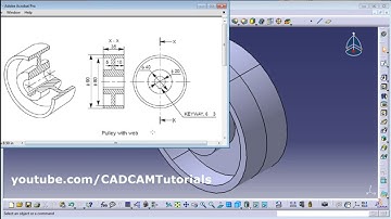 CATIA V5R20 Practice of SHAFT Command #catia3d  #shaft #mirror #catiav5r20 #engineeringdrawing #3d