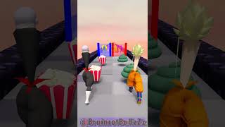 GTA V New Build a Queen Goku vs Jiren Epic Challenge! - Funny Animation
