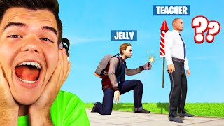 I TROLLED My TEACHER With A ROCKET! (Bad Guys At School)