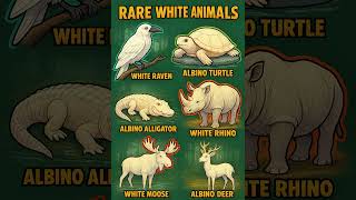 RARE WHITE ANIMALS THE LAST ONE IS RARE #shors RARE WHITE ANIMALS THE LAST ONE IS RARE #shors