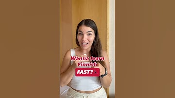 If you want to learn Finnish fast, I’ve got a solution for you.. check out my website🤩 #finnish