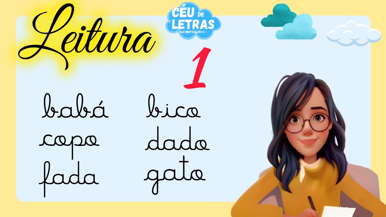 AULA DE LEITURA| LETRA CURSIVA 1° Parte