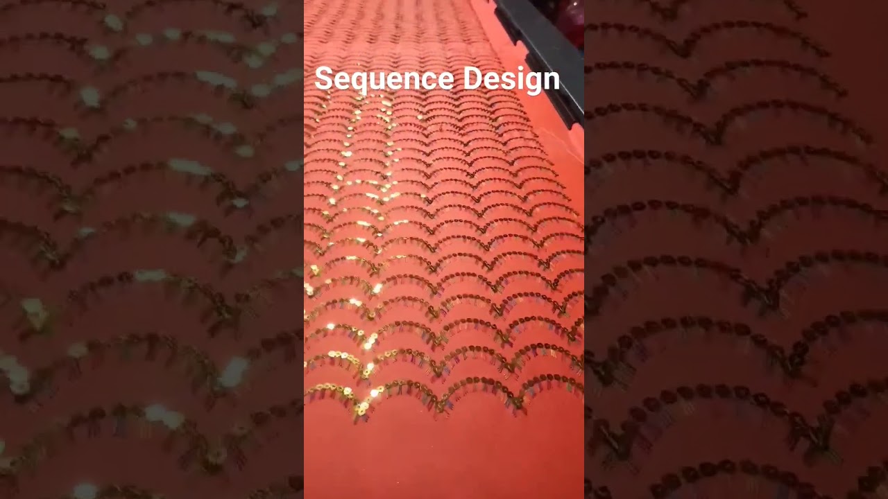 Embroidery Sequence design👌👌 
