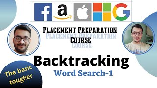 Word Search || Backtracking 7 || Placement Preparation Series || Medium || ||Word Boggler GFG||