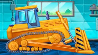 Learn Construction Vehicles for Preschool #2 - Build a Carousel - Build a Luna Park screenshot 2