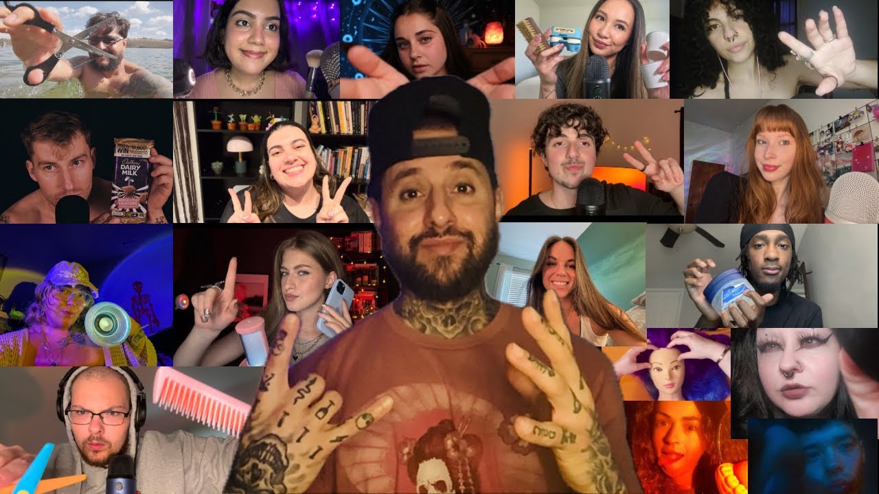 19 Of The Most Underrated ASMR Creators In One Video | Tingly ASMR Collab 