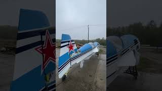 Покраска самолета#авиапокраска #aviation #авиация #покраскасамолета #полировкаалюминия