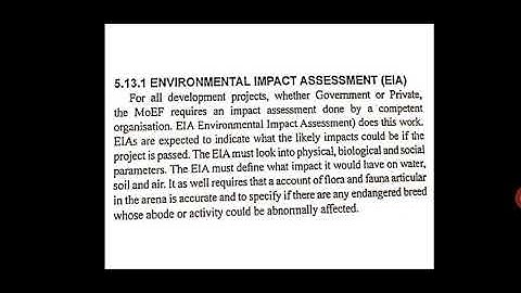 17ME562, Mod 5, EIA Environmental Impact Assessment