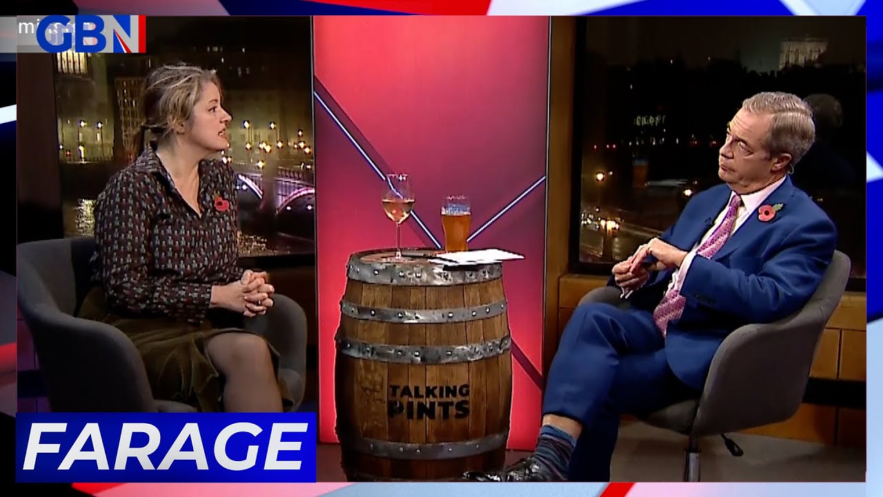 Journalist and author Petronella Wyatt joins Nigel Farage for Talking Pints