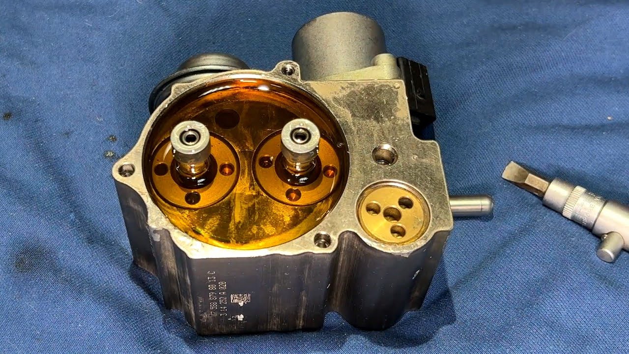 Citroen C5 EP6 Ошибка P0087 Низкое Давление Ремонт И Замена ТНВД - YouTube