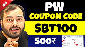 PW Coupon Code 2026 Batch 🔥 Physics Wallah Coupon Code 500 OFF | Latest PW Discount Code | PW Offers