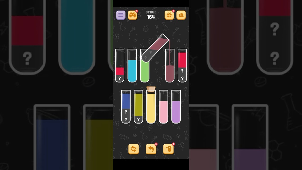 water Sort Quest Level 164 Walkthrough Solution android