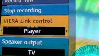 Demonstrating Panasonic Viera Link