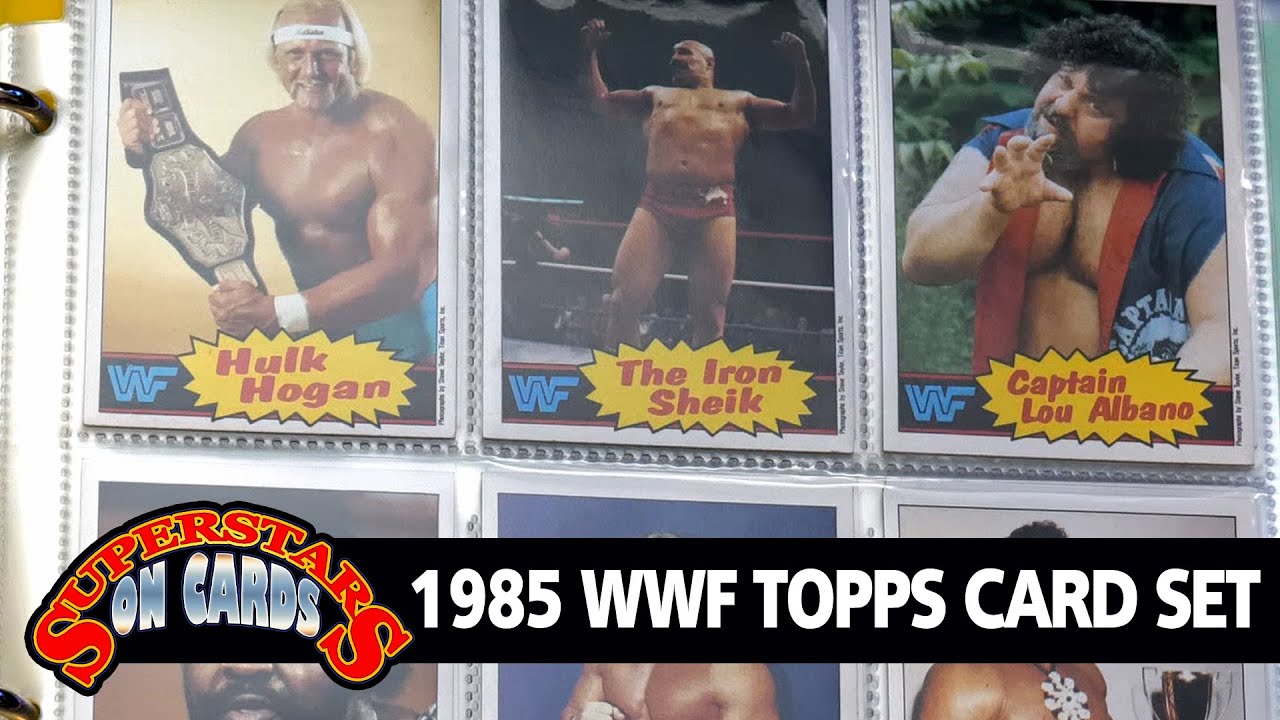 1985 WWF Topps Card Set Superstars on Cards Episode 1 YouTube