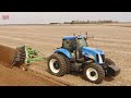 NEW HOLLAND T8050 Tractor Plowing