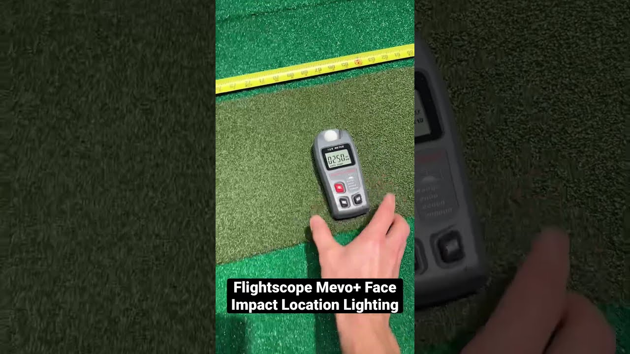 Flightscope Mevo+ Face Impact Location Lighting Tips (Discount Code in Comments) #golf