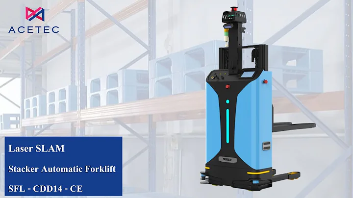 【ACETEC】รถยกลากอัตโนมัติ Laser SLAM Stacker Automatic Forklift SFL-CDD14-CE