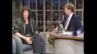 Howard Stern on 'Late Night w/ David Letterman' - 1987