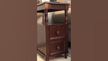 ✨Tribesigns 2-Drawer End Table! ✨ #sidetable #homedecor