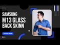samsung m13 front glass& back skinn#cutting #co2 #telugu