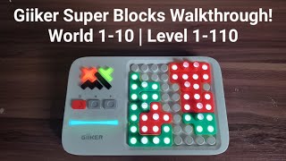 Giiker Super Blocks | World 1-10 | Level 1-110 Walkthrough!