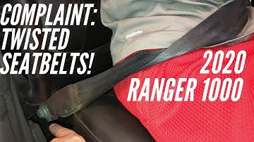TWISTED SEAT BELTS - 2020 Polaris Ranger 1000 SOHC (Vid #41)