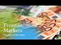 Defining frontier markets