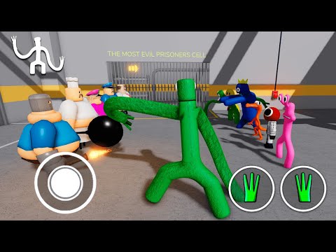 ALL RAINBOW FRIENDS SPEED RUN 2 SCARY OBBY: BARRY'S PRISON RUN, GREAT SCHOOL BREAKOUT