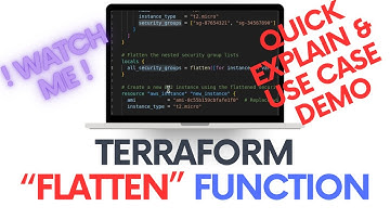 Terraform FLATTEN Function - WHEN & HOW TO USE - QUICK DEMO/CODE Explainer!