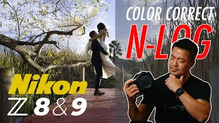 How to Color Correct N-LOG from Nikon Z8 & Z9 (Works on all LOG FLAT PROFILE) by Myong | Camera to Freedom 2,852 views 3 months ago 3 minutes, 5 seconds