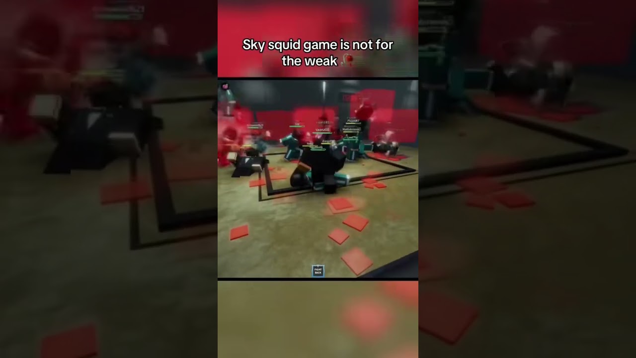 50 player sky squid game 😭✌️ 