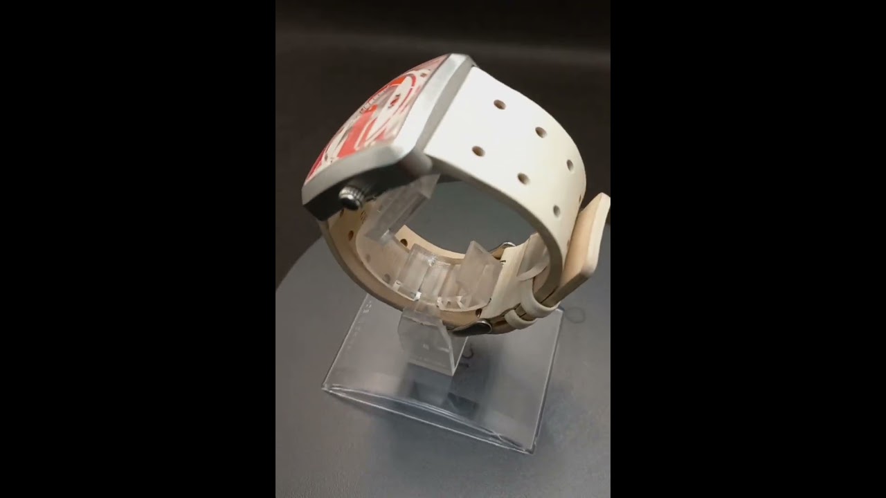 Orient Orbit Rare Red White Rotary Dial Direct Read Automatic Watch from Japan