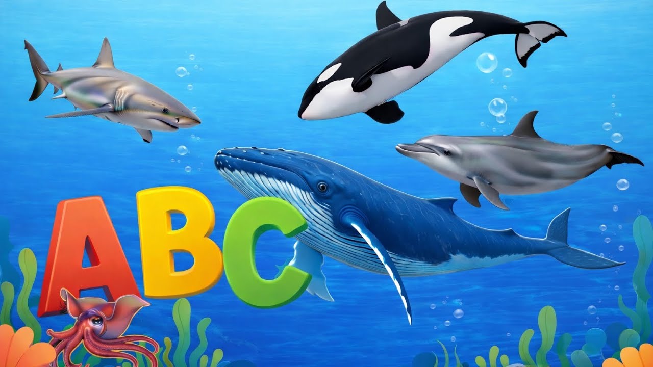 ABC Song with Sea Animals | Learn the Alphabet for Kids