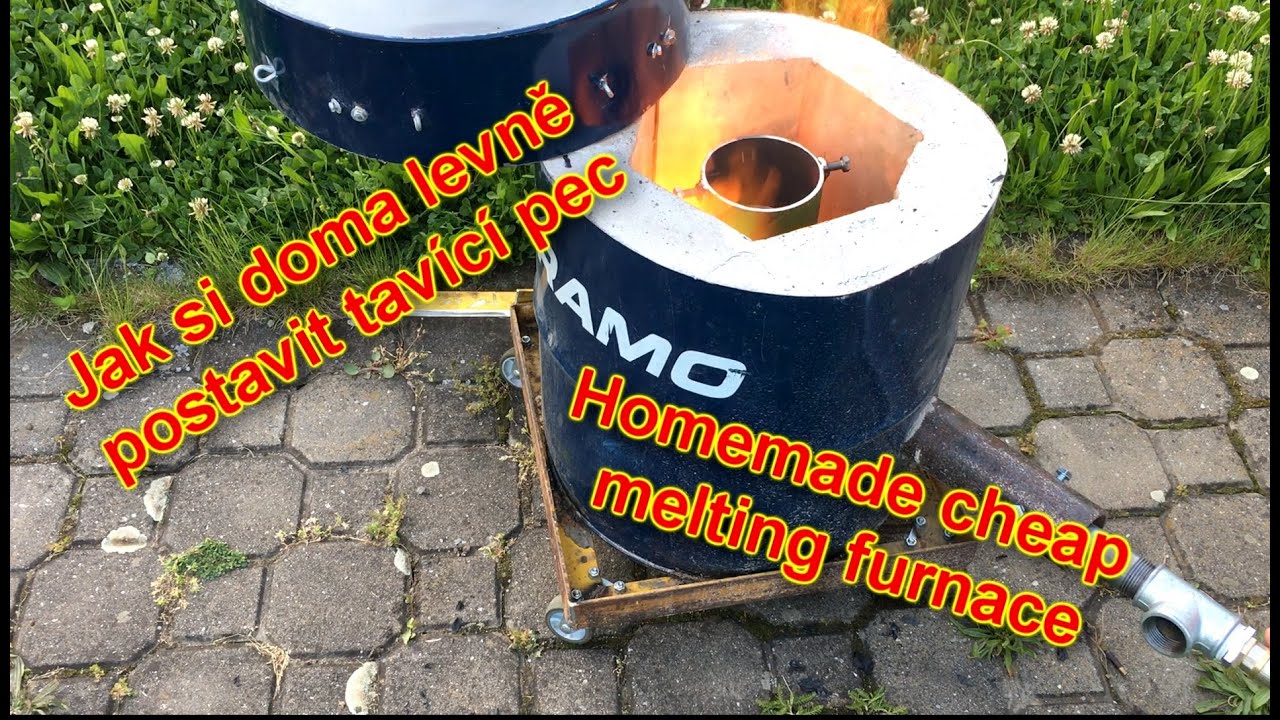 Jak levně postavit tavící pec / How to make a cheap melting furnace