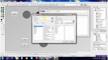 [WinCC] -- Hướng dẫn tạo nút nhấn và đèn báo