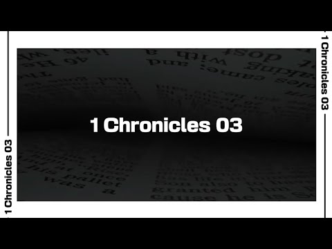 1 Chronicles 3 Bible Reading | NIV