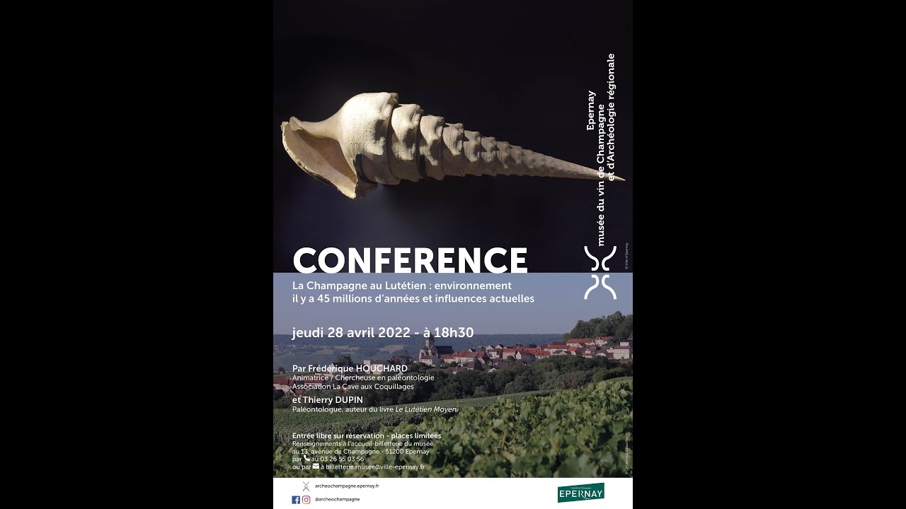 Conférence : La Champagne au Lutétien : environnement il y a 45 millions d’années