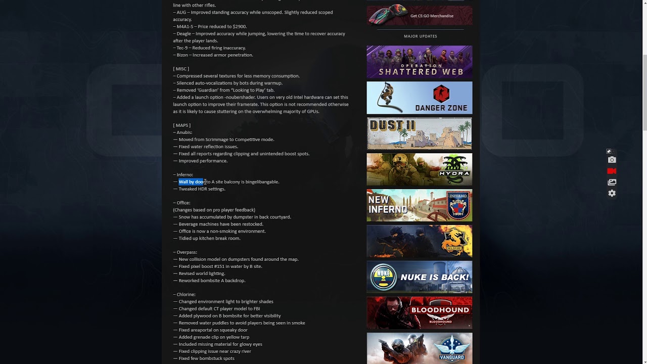 NEW CSGO UPDATE KRIEG NERFED?   (2020 update )