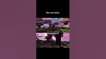 Who looks Better minecraft shaders #minecraft #minecraftshorts #minecraftshaders #trending