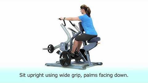 Discovery Line Plate Loaded Seated Row by Precor