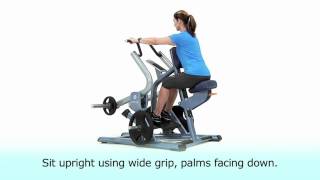 Discovery Line Plate Loaded Seated Row by Precor